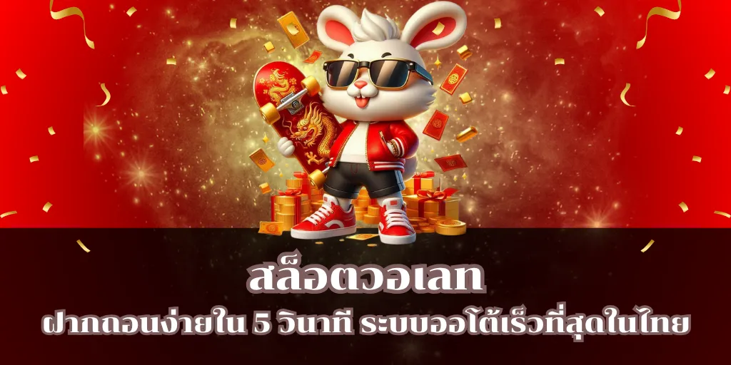 สล็อตวอเลท ฝากถอนง่ายใน 5 วินาที ระบบออโต้เร็วที่สุดในไทย